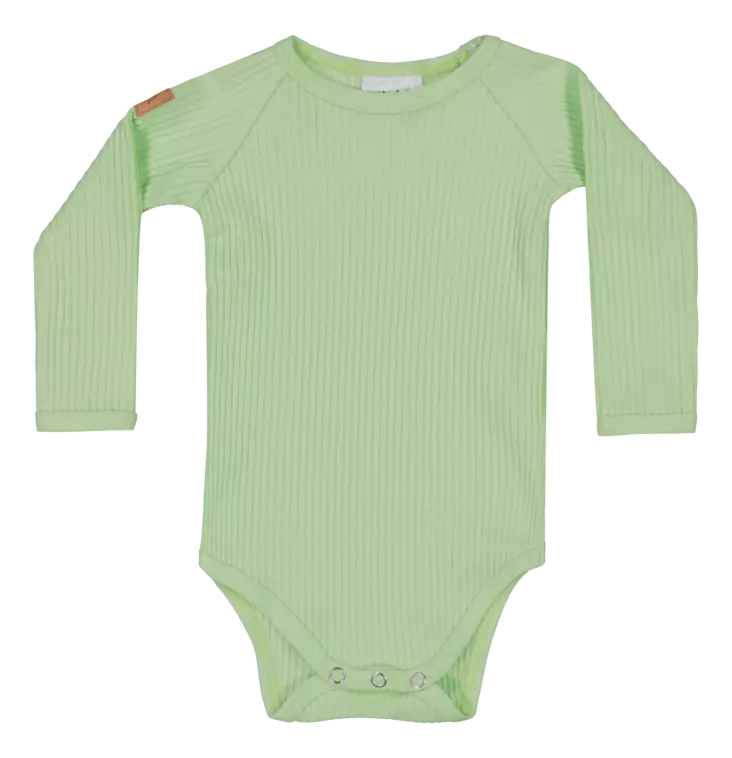 Metsola vauvan body, v.vihreä - Pitkähihaiset bodyt - metss250115 - 1