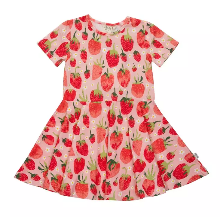Ma-ia lasten mekko, Fragola - Lyhythihaiset mekot - maia71203975 - 1