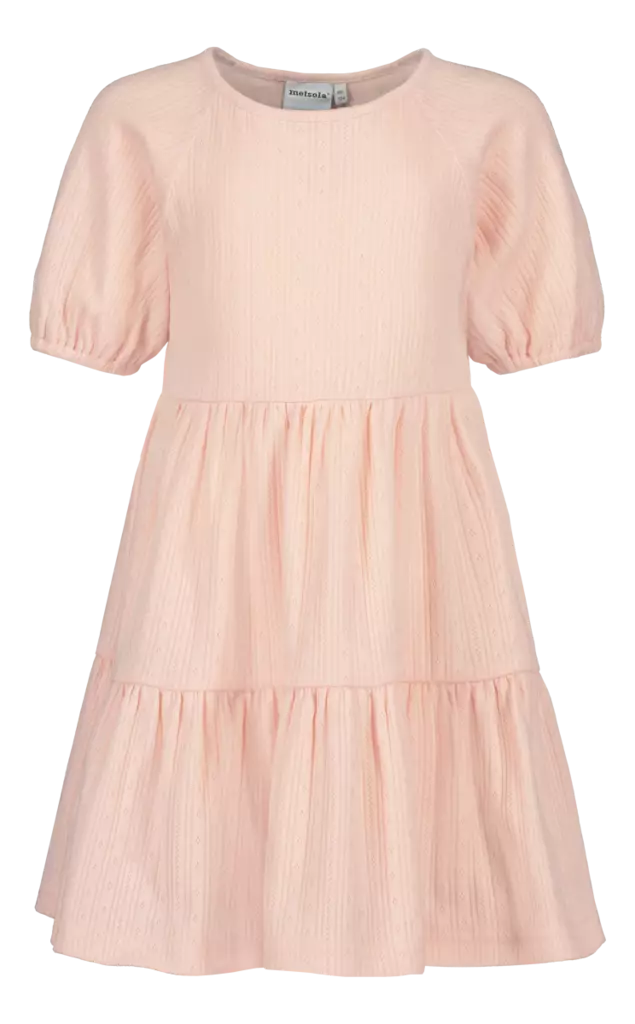 Metsola lasten mekko, aprikoosi - Lyhythihaiset mekot - MET25S175 - 1