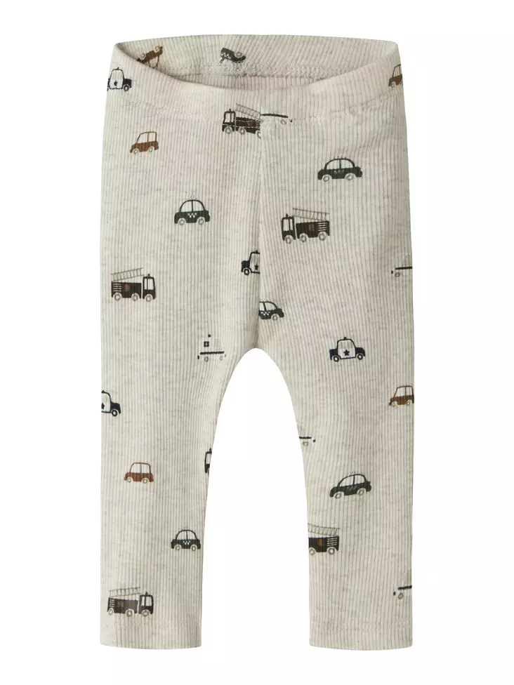 Name it vauvan rib legginsit, auto/beige - Legginsit - name13251665 - 1