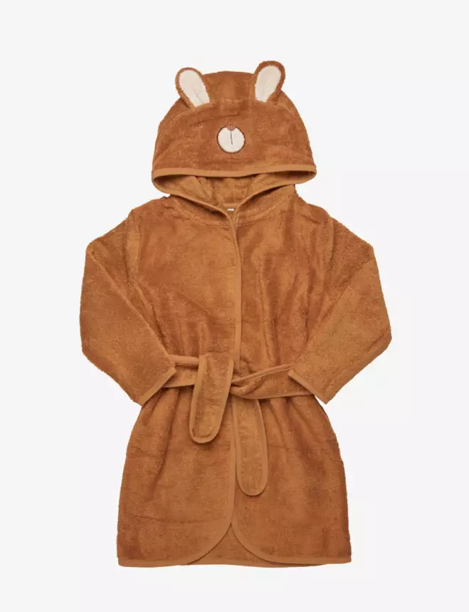 Pippi lasten kylpytakki, ruskea - Kylpytakit - B5201255 - 1