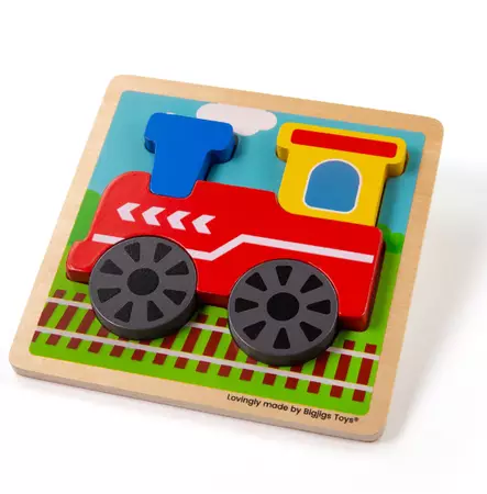 Bigjigs muotopalapeli, juna - Pelit ja palapelit - BJ34056 - 1