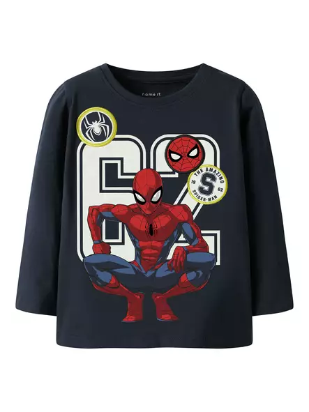 Name it Spiderman paita, t.sininen - Pitkähihaiset paidat - name13251986 - 1