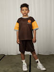 Mini Rodini lasten shortsit, ruskea - Shortsit ja shortsihaalarit - mr2423012416 - 4