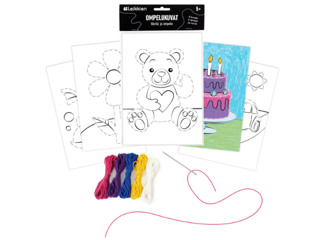 Leikkien ompelukuvat - Askartelu/Tarrat/Tatuoinnit - L30036 - 1