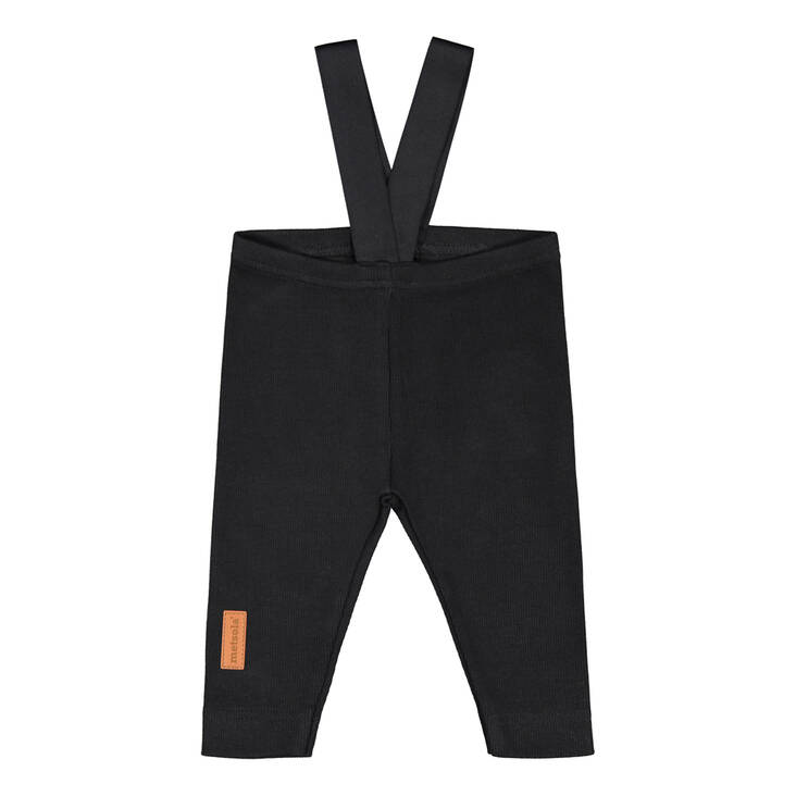 Metsola rib olkainhousut, musta - College- ja trikoohousut - metsa1926 - 1