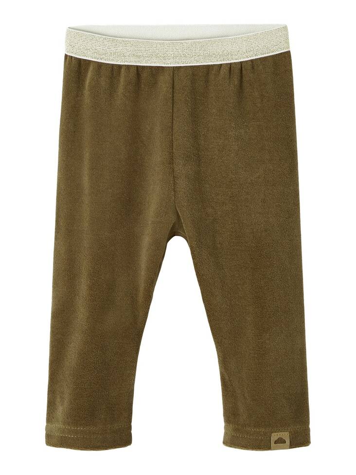 Name It vauvan velour legginsit, ruskea - Legginsit - name13219416 - 1