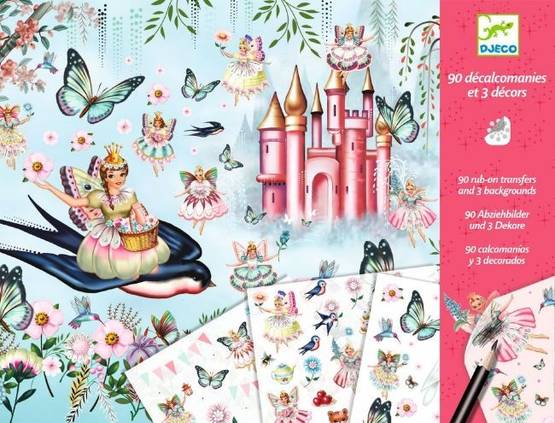 Djeco Siirtokuvat, keijut - Askartelu/Tarrat/Tatuoinnit - DJ09566 - 1