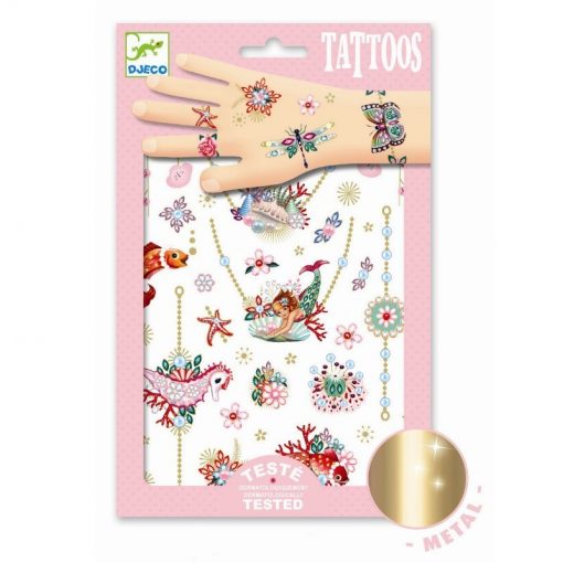Djeco Tatuointi, merenneito - Askartelu/Tarrat/Tatuoinnit - DJ09586 - 1