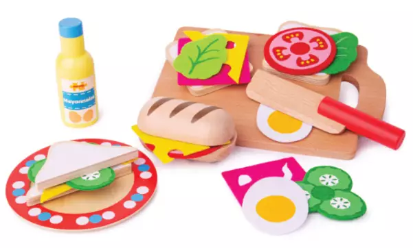 Bigjigs Leikkiruoka, leivät - Koti- ja roolileikit - BJ436 - 1