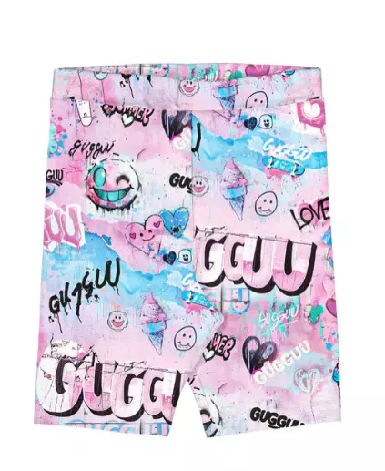 Gugguu lasten bikershortsit, graffiti - Shortsit ja shortsihaalarit - SS251P0326 - 1
