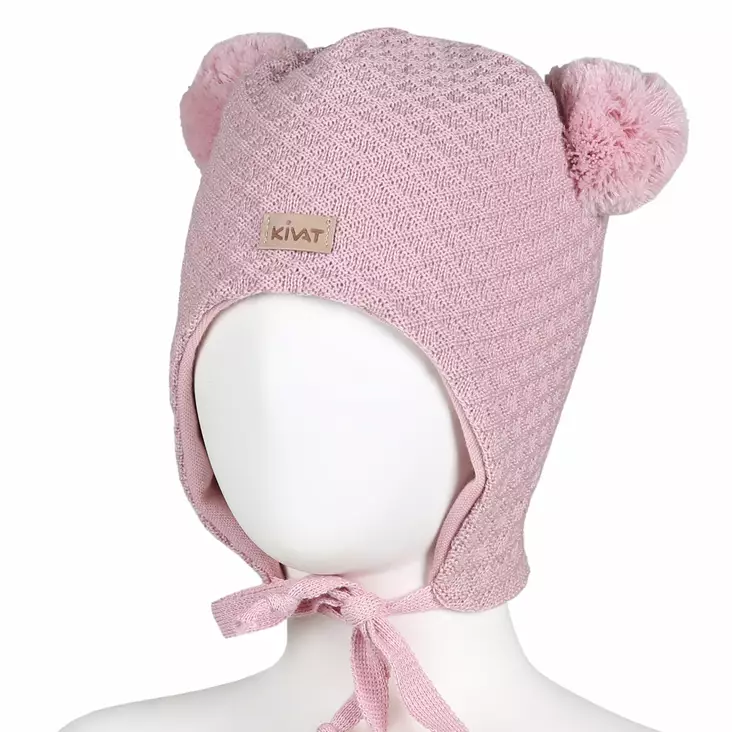 KIVAT lasten tupsupipo nauhoilla - KIVAT talvipäähineet - kiv374L16 - 2
