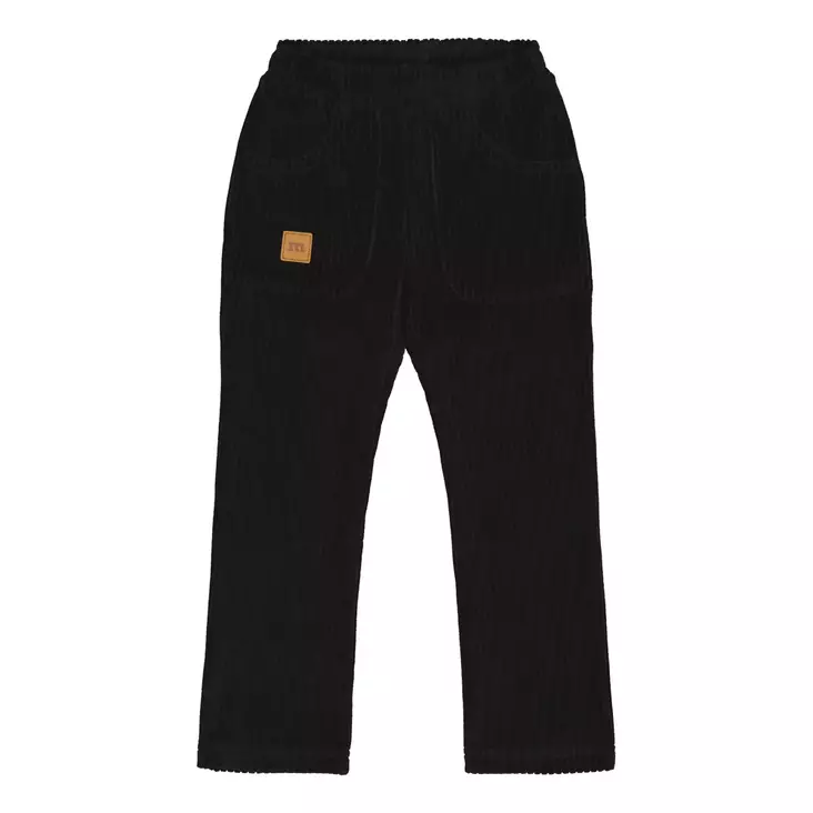 Metsola lasten velourhousut, musta - College- ja trikoohousut - metsw24446 - 1