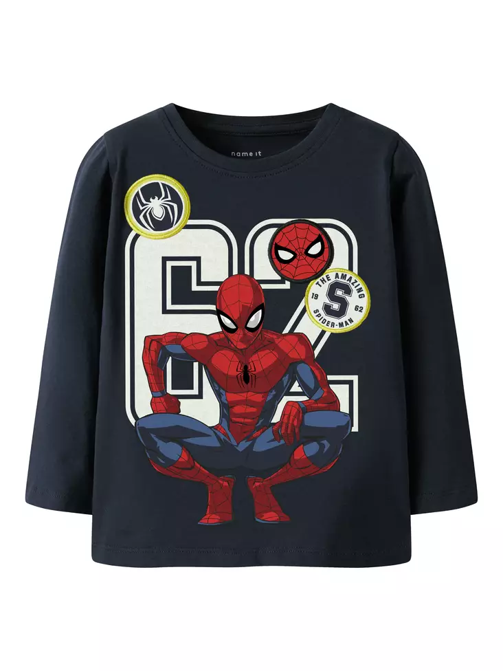 Name it Spiderman paita, t.sininen - Pitkähihaiset paidat - name13251986 - 1