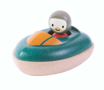 PlanToys Moottorivene - Puulelut - p5667 - 1