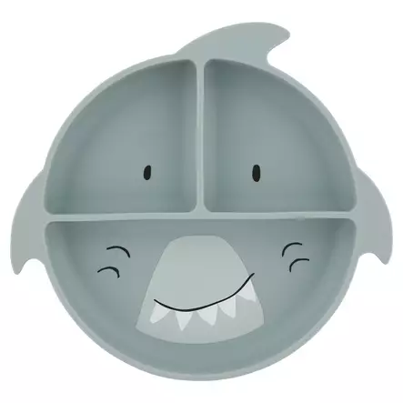 Trixie vauvan lautanen, sininen hai - Juomapullot, astiat ja aterimet - trixie96457 - 1