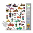Djeco The world of crazy motors tarrat - Askartelu/Tarrat/Tatuoinnit - DJ09287 - 1