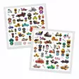 Djeco The world of crazy motors tarrat - Askartelu/Tarrat/Tatuoinnit - DJ09287 - 2
