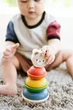 Plantoys Stacking Ring, Bear - Puulelut - P5487 - 2