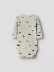 Name it vauvan rib body, auto / beige - Pitkähihaiset bodyt - name13251667 - 3