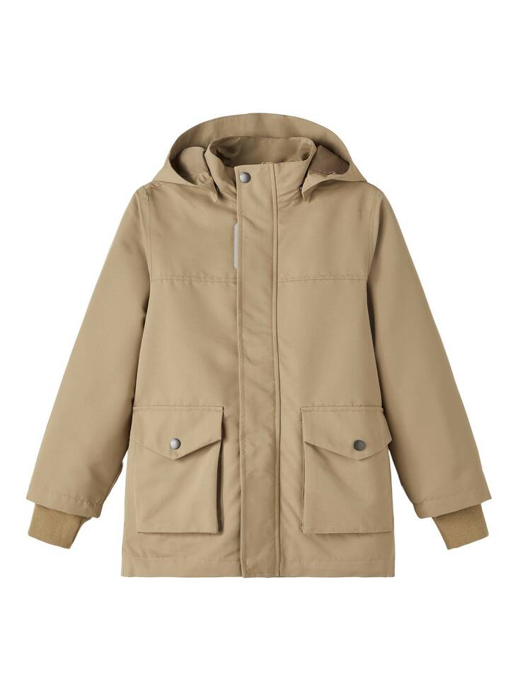 Name it lasten takki, tumma beige - Välikausitakit - nameit13210217 - 1