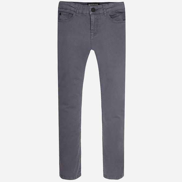 Nukutavake poiken siistit housut, harmaa - Muut housut - mayss17b07 - 1