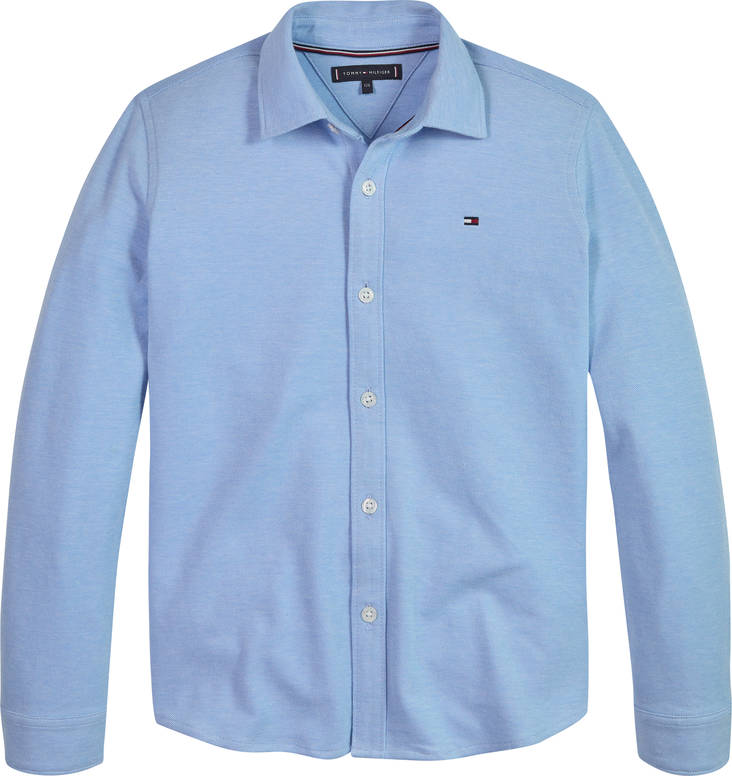 Tommy Hilfiger pikeepaita, turkoosi - Pitkähihaiset paidat - KB08148CY7 - 3