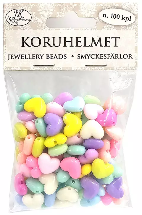 Koruhelmet Sydän pastelli - Askartelu/Tarrat/Tatuoinnit - JPK7117 - 1