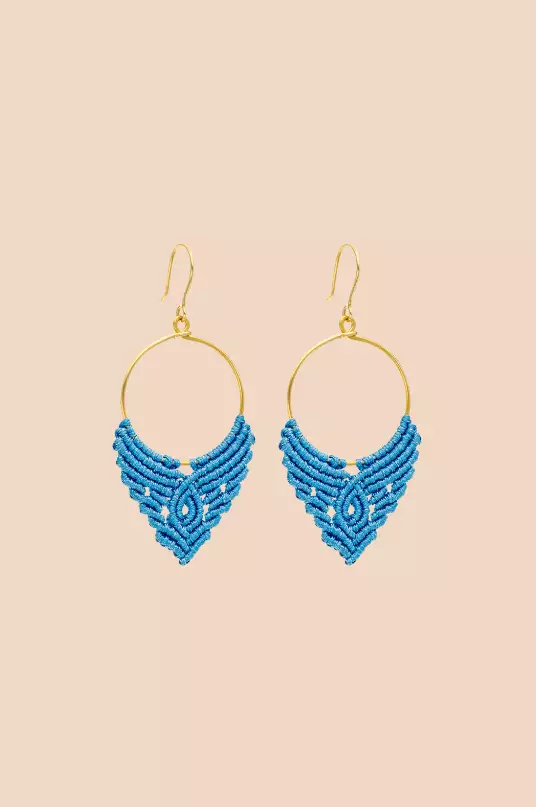 Kaiko korvakorut, pitsi turkoosi - Kellot, korut ja hiustarvikkeet - kaik1777 - 1