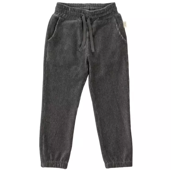 Ma-ia lasten velourhousut, harmaa - College- ja trikoohousut - maia4697 - 1