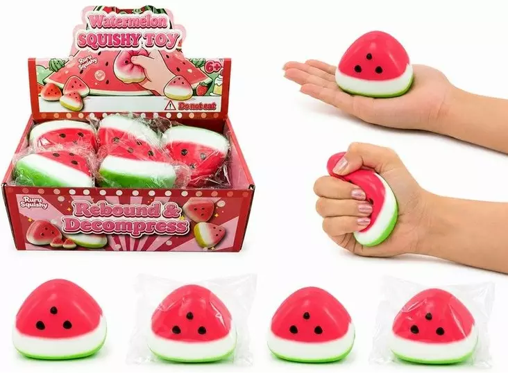 Vesimeloni squishy puristelulelu - Aktiviteettilelut - PUHY007 - 1