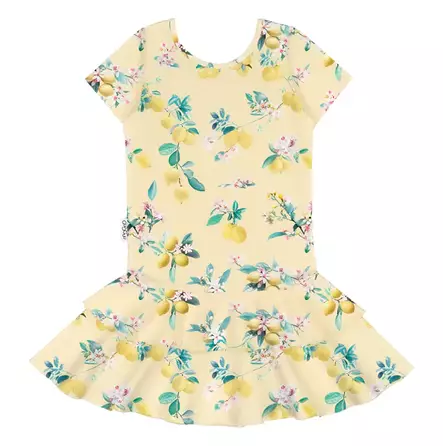 Gugguu lasten T-paitamekko, sitruuna - Lyhythihaiset mekot - gugP021928 - 1