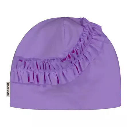 Metsola lasten frillapipo, lila - Välikausipipot - metN162268 - 1