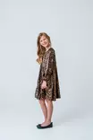 Mingnelin lasten mekko, leopardi - Pitkähihaiset mekot - ming5085 - 1