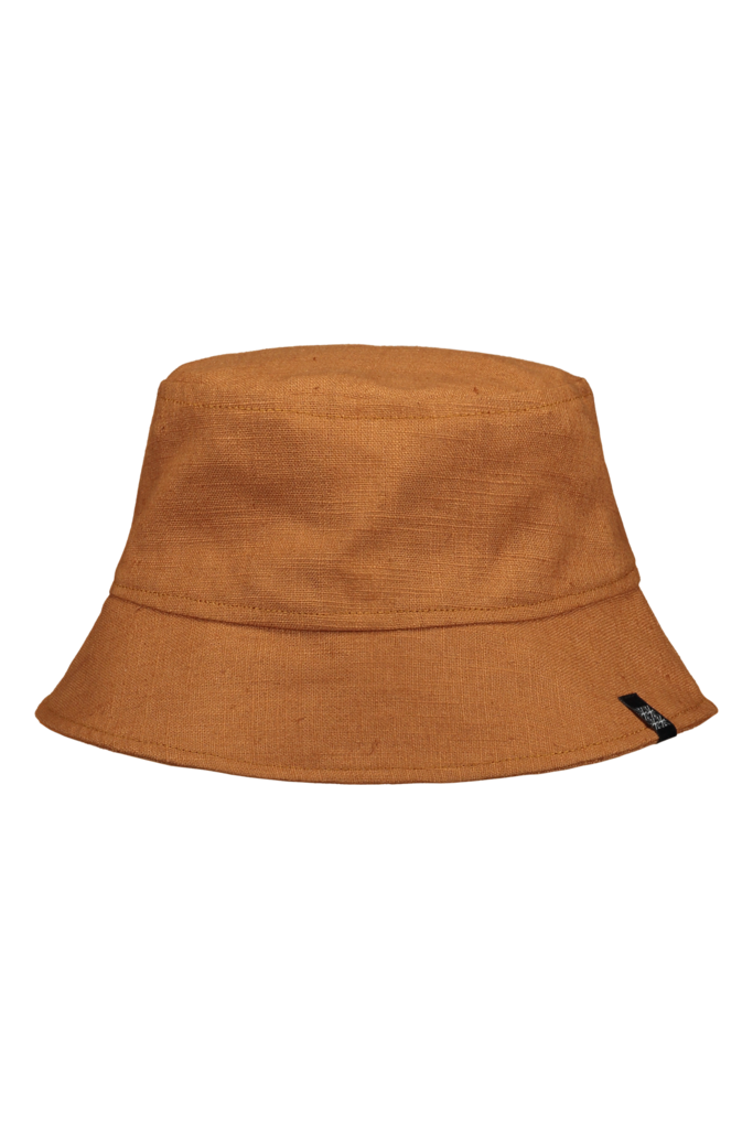 Kaiko lasten pellava kesähattu, ruskea - Kesähatut - kaiaccss2108 - 1