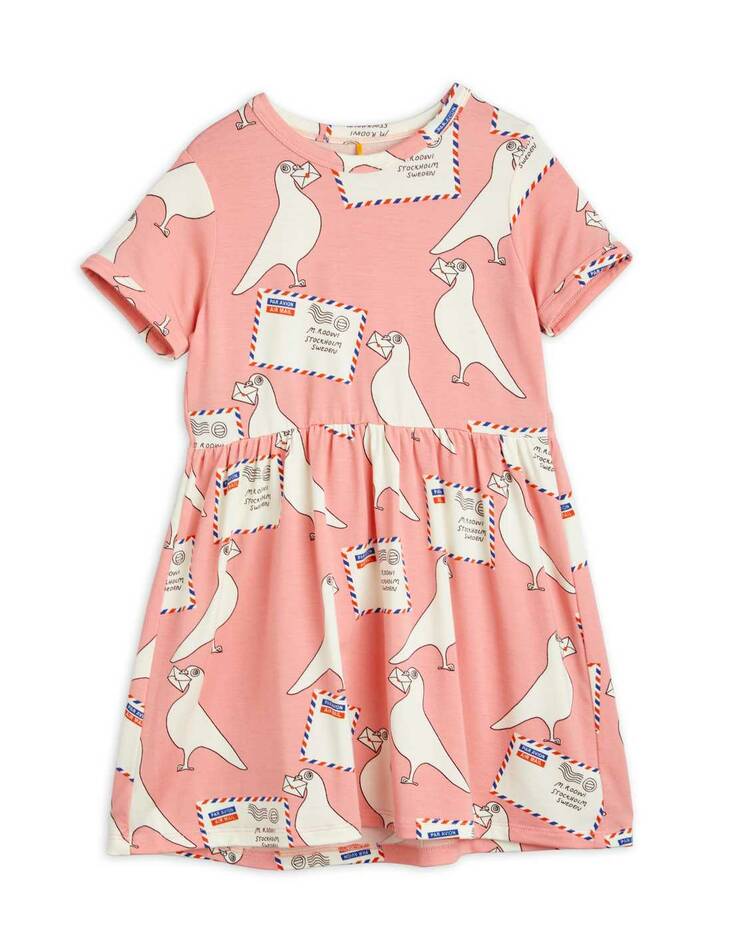 Mini Rodini lasten kyyhkyt lh mekko - Lyhythihaiset mekot - mr2325010928 - 1