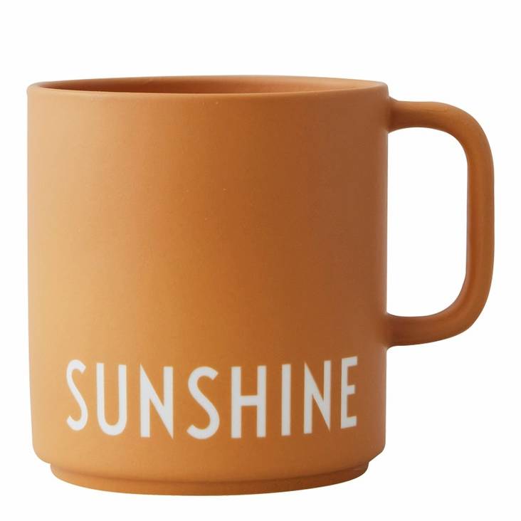 SUNSHINE muki kahvalla, sinapinkeltainen - Juomapullot, astiat ja aterimet - DL5710498179168 - 1