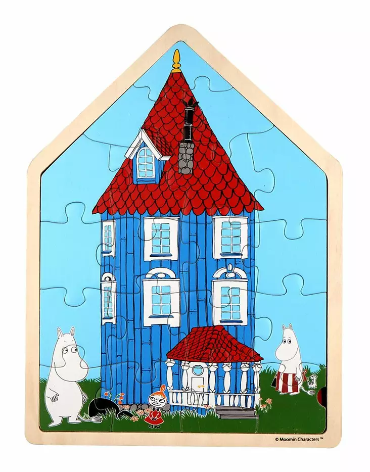 Muumi puinen palapeli, Muumitalo - Pelit ja palapelit - barbo040288 - 1