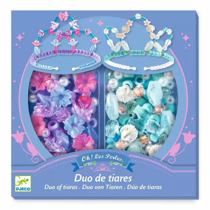 Djeco Tee se itse tiara helmiaskartelu - Askartelu/Tarrat/Tatuoinnit - DJ00038 - 1