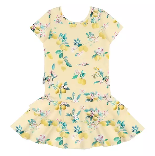 Gugguu lasten T-paitamekko, sitruuna - Lyhythihaiset mekot - gugP021928 - 1