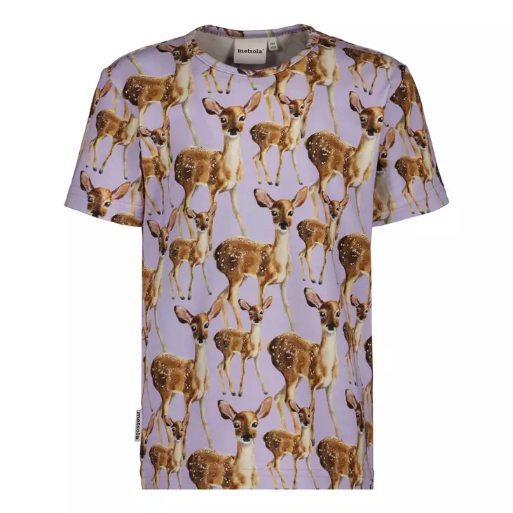 Metsola lasten paita, bambi / lila - T-paidat - MET25N008 - 1