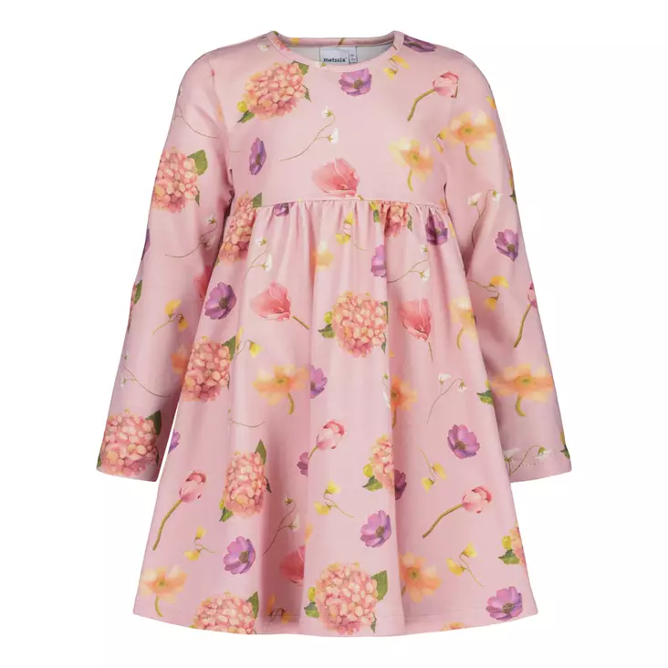 Metsola lasten mekko, kukka - Pitkähihaiset mekot - metsw25308 - 1