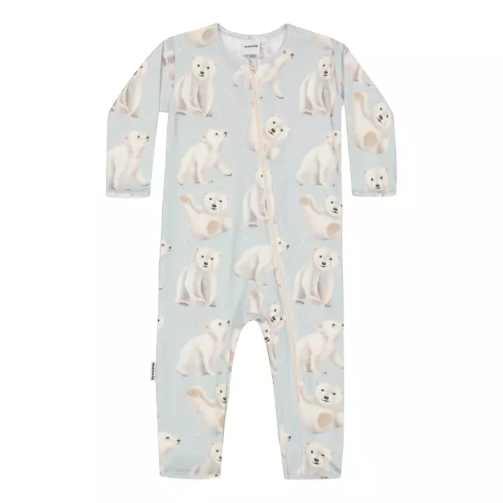 Metsola vauvan haalari, v.sin jääkarhu - Yöasut - metsw25c08 - 1