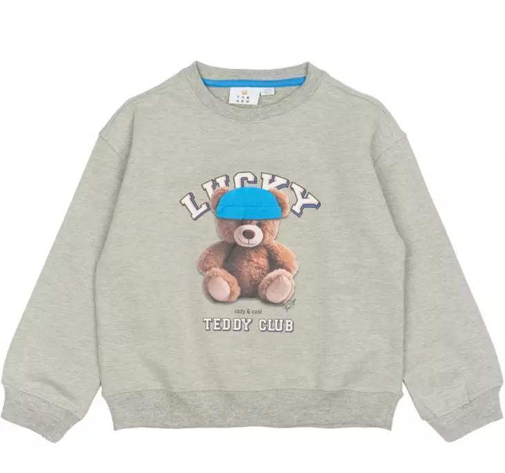 The New lasten collegepaita, harmaa - Collegepaidat - tn6398 - 1