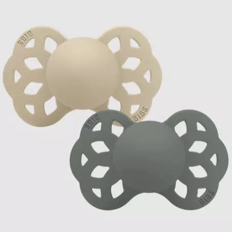 Bibs Infinity tutti 2kpl, vanilla/pine - Tutit ja tuttinauhat - bibs165118 - 1