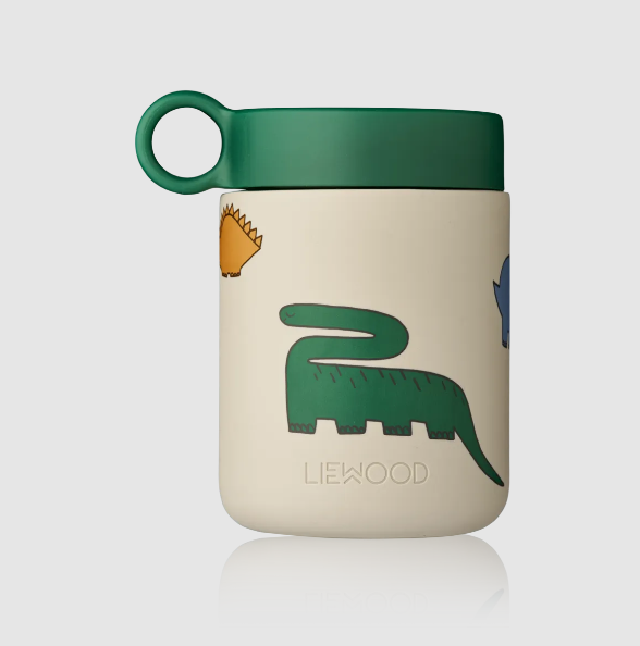 Liewood ruokatermos, dinosaurus - Juomapullot, astiat ja aterimet - LW196192168 - 1
