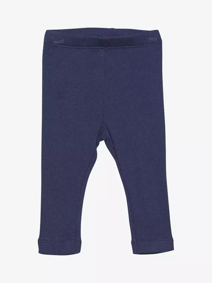 Minymo vauvan rib leggings, t.sininen - Legginsit - minym6172778 - 1