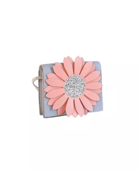 Yuko B. käsilaukku, kukka/harmaa - Reput ja laukut - YBA100A029 - 1