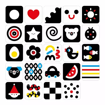 BananaPanda vauvan kontrastikortit - Vauvalelut - banana000249 - 2