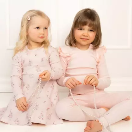 Gugguu lasten rib legginsit, v.pun - Legginsit - guE0352109 - 2